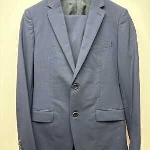 Theory Navy Blue Suit Size 38R With Size 30 Pants